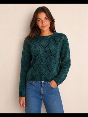 🎁 Dark Green Sweater Size Small
